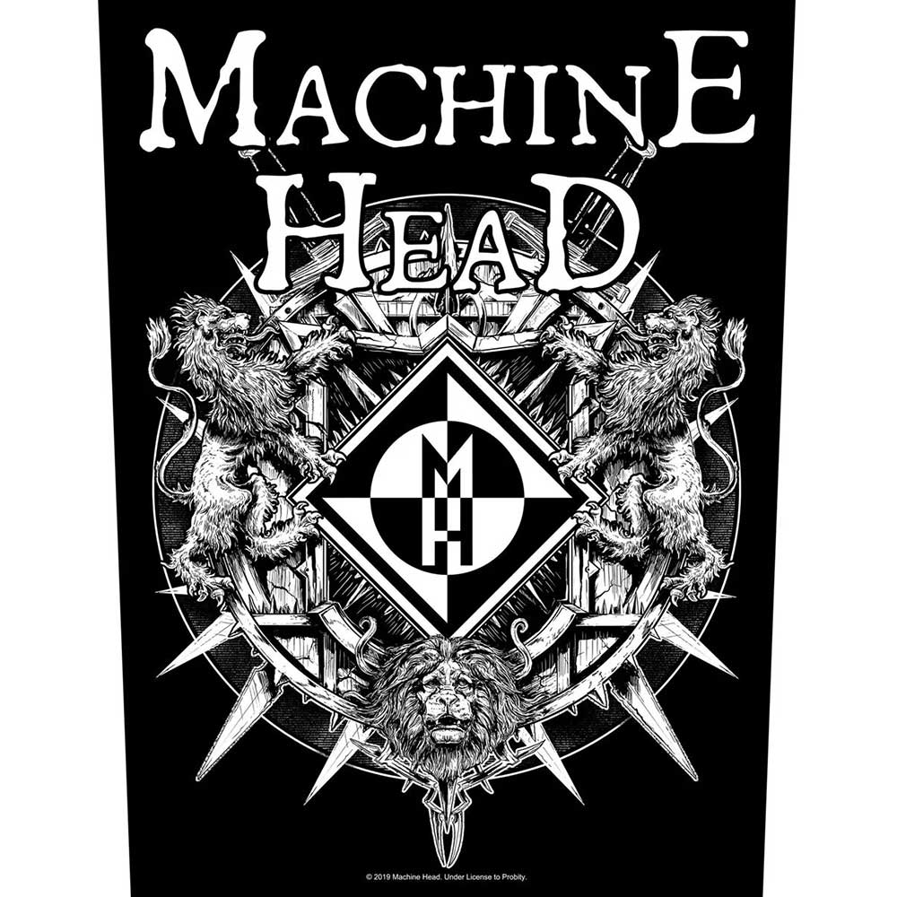Lielā Uzšuve MACHINE HEAD: CREST WITH SWORDS