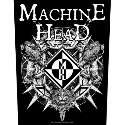Lielā Uzšuve MACHINE HEAD: CREST WITH SWORDS
