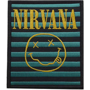 Uzšuve - NIRVANA :  LOGO & HAPPY FACE STRIPES