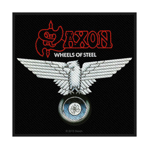 Uzšuve - SAXON : WHEELS OF STEEL