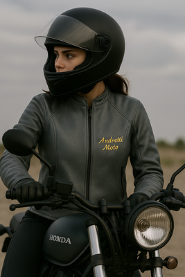 Sieviešu dabīgas ādas moto jaka