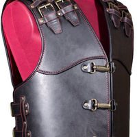 Moto veste  - Ložizturīgā (Swat bullet proof stila ) biezas dabīgas ādas veste