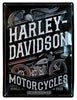 Metāla dekoratīvā plāksne - Harley Davidson