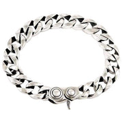 silver biker bracelets