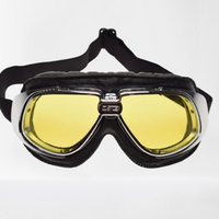 Choppers moto brilles dzeltenas
