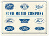 Metāla dekoratīvā plāksne FORD MOTOR COMPANY