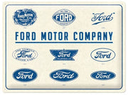 Metāla dekoratīvā plāksne FORD MOTOR COMPANY