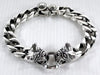 silver biker bracelets