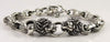 silver biker bracelets