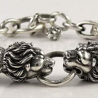 silver biker bracelets