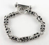 silver biker bracelets