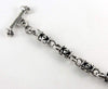 silver biker bracelets