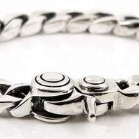 silver biker bracelets