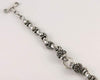 silver biker bracelets