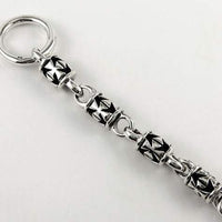silver biker bracelets