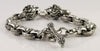 silver biker bracelets