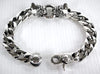 Sterling Silver Motorcycle Bulldog  Bracelet