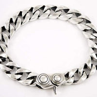 silver biker bracelets