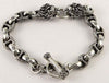 silver biker bracelets