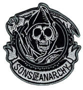 Uzšuve - Nāve Pļāvējs skelets SONS of ANARCHY
