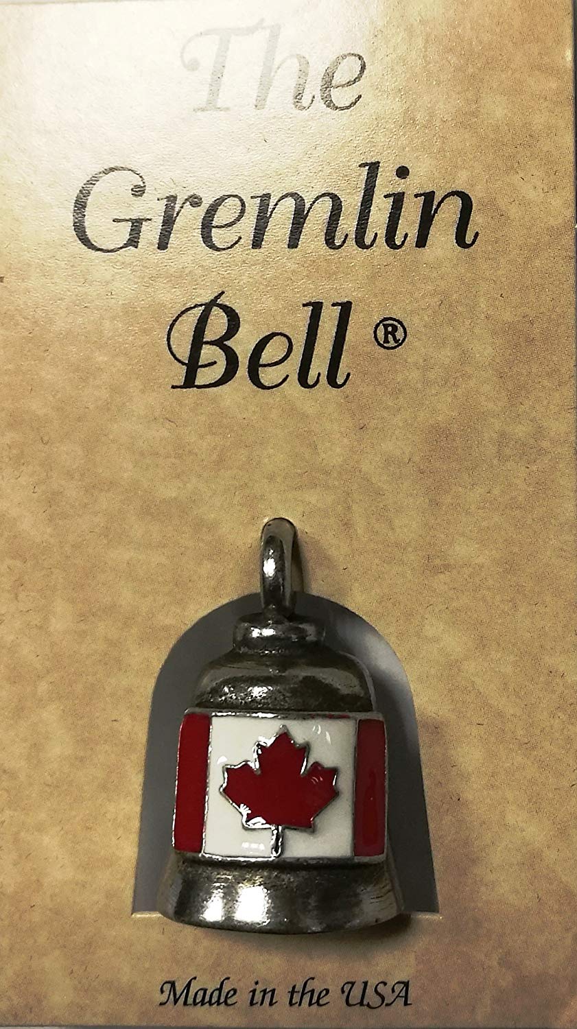 Aizsargājošais zvaniņš (Gremlin Bell) ar Kanādas karogu