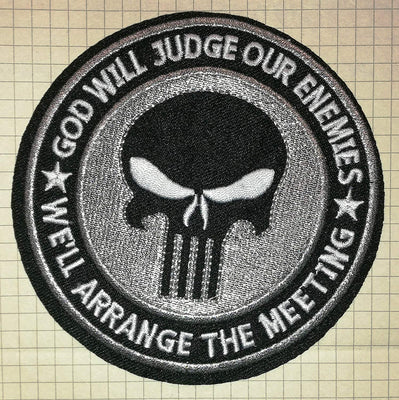 Uzšuve  - Skelets Atriebējs (Punisher)