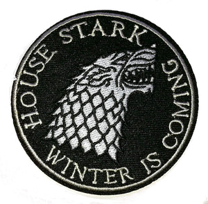 Uzšuve - Troņu spēles (WINTER IS COMING)  Stark vilks