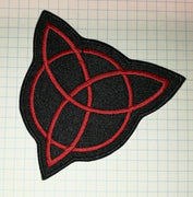 Triangle Trinity Celtic Embroidered Cloth Iron On Patch  Aufnäher