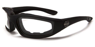 Choppers moto brilles - Caurspīdīgas
