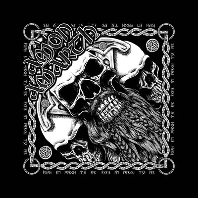 Bandana Lakats Amon Amarth 'Bearded Skull'
