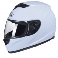 Slēgtā Moto Ķivere Balta