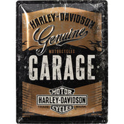 harley davidson metal sign