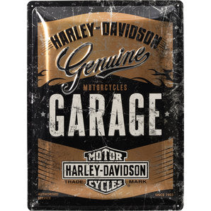 harley davidson metal sign