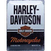 harley davidson metal sign
