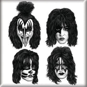 Magnēts: KISS 'Graphite Faces'
