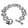 silver biker bracelets