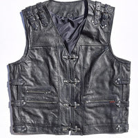 Choppers stilā melna moto veste