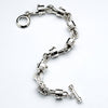 silver biker bracelets