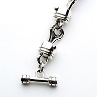 silver biker bracelets