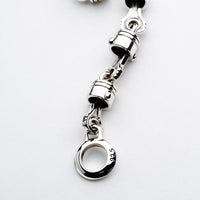 silver biker bracelets