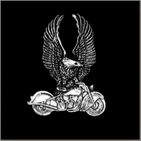 Nozīmīte  - moto ērglis ar izplestiem spārniem