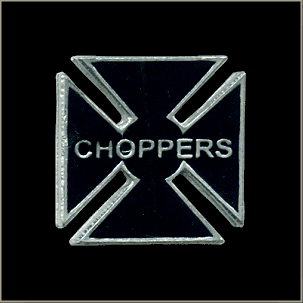 Nozīmīte  - Melns Choppers krusts